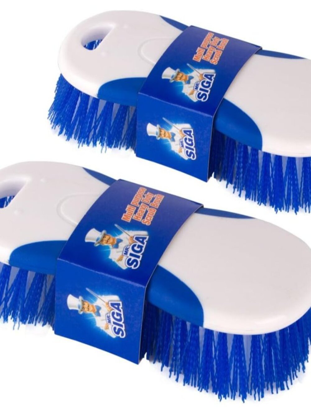 Multi Purpose Heavy Duty Scrub Brush - Pack of 2